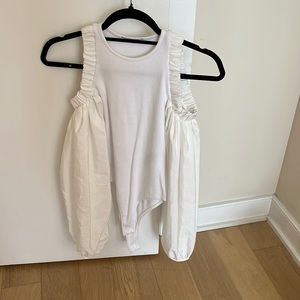 Zara Mixed Media Slv Bodysuit